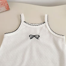 Load image into Gallery viewer, H10796LS-夏季｜蝴蝶結吊帶｜包屁衣
