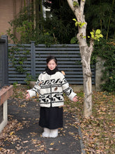 將圖片載入圖庫檢視器 2025D246SE-冬季韓版羊羔絨夾棉加厚拼色連帽外套
