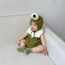 Load image into Gallery viewer, 51406LS-Summer Korean Onion Shape Sleeveless Bodysuit + Hat 
