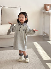 將圖片載入圖庫檢視器 CQ260851TG-春秋季格子翻領運動兩件套&amp;連衣裙
