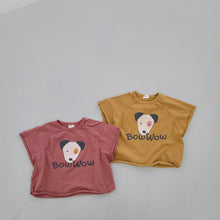 Load image into Gallery viewer, 24084SE-Summer Korean style dog print short-sleeved top

