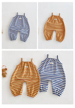 Load image into Gallery viewer, ZCK6182LS-春季寶寶條紋連身褲
