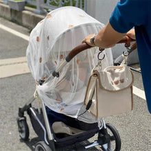 Load image into Gallery viewer, YT040AC-INS Children&#39;s stroller mosquito net cartoon embroidery bear rabbit tiger yarn cover free installation baby mesh mosquito cover 

