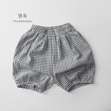 將圖片載入圖庫檢視器 25159PA-夏季韓版兒童棉麻燈籠五分褲
