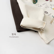 將圖片載入圖庫檢視器 26003SE-春季日系韓風百搭長袖童裝上衣
