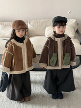 將圖片載入圖庫檢視器 25D18SE-冬季複合式皮毛一體外套
