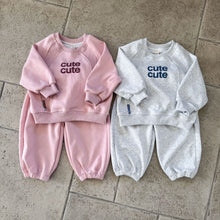 將圖片載入圖庫檢視器 CZ260828TG-春秋季韓版可愛圓領休閒兩件套
