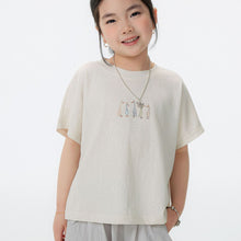 Load image into Gallery viewer, BB2523PCW-夏季｜小鳥印花｜短袖T恤
