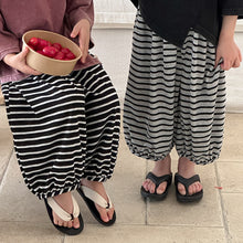 Load image into Gallery viewer, 25X48PA-夏季｜條紋薄款｜防蚊燈籠褲
