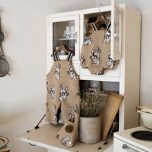 將圖片載入圖庫檢視器 Y95124LS-冬季毛絨連身衣｜印花背帶爬服
