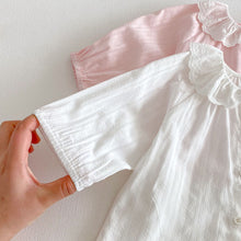 Load image into Gallery viewer, ZCK6067LS-春季刺繡背帶長褲&amp;娃娃上衣
