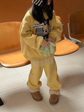 將圖片載入圖庫檢視器 2025D202TG-冬季復古卡通MK加絨休閒兩件套
