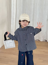 將圖片載入圖庫檢視器 CC260843SE-春秋季純棉條紋長袖襯衫
