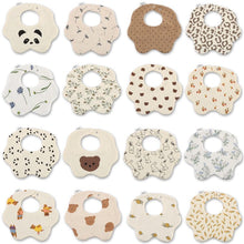 Load image into Gallery viewer, WH101902AC-6-layer cotton bibs (three pieces in batches, styles can be mixed and matched)

