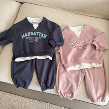 將圖片載入圖庫檢視器 CZ260849TG-春秋季假兩件運動休閒兩件套
