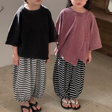 Load image into Gallery viewer, 25X48PA-夏季｜條紋薄款｜防蚊燈籠褲
