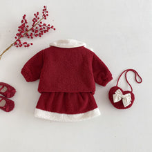 將圖片載入圖庫檢視器 ZDT5240TG冬季娃娃領拜年套裝｜加厚兩件式
