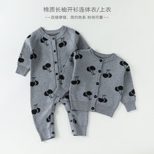 Load image into Gallery viewer, D25267LS-秋季櫻桃爬服&amp;外套

