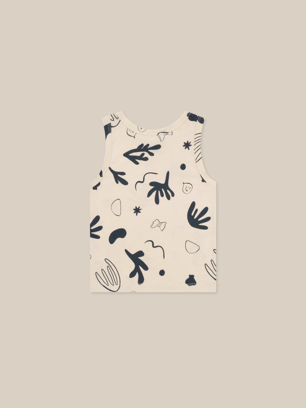 51419SE-Summer children's Nordic style sleeveless round neck top 