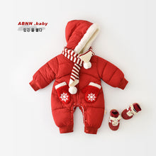 將圖片載入圖庫檢視器 55882LS-冬季雪花手套加厚拜年爬服
