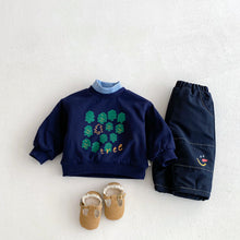 將圖片載入圖庫檢視器 ZDY5259SE-冬季卡通衛衣｜半高領加厚上衣
