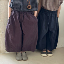 Load image into Gallery viewer, 25X30PA-夏季｜拼接純色｜防蚊九分褲
