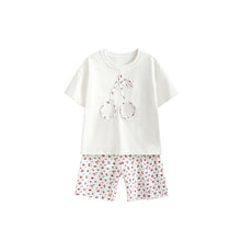 將圖片載入圖庫檢視器 111019TG-夏季女童圓領短袖兩件套裝
