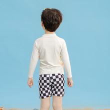 Load image into Gallery viewer, 9530TG-Boys Split Quick-drying Swim Trunks Swimsuit Set + Swim Cap 
