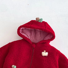 將圖片載入圖庫檢視器 ZDW5707SE-冬季可愛連帽中國風加厚棉服
