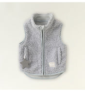 將圖片載入圖庫檢視器 D25280SE-秋冬搖粒絨高領百搭保暖加厚背心
