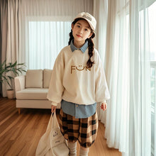 Load image into Gallery viewer, 2026010605SE-春秋季復古字母印花長袖親子裝
