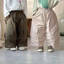 將圖片載入圖庫檢視器 CK260857PA-春秋工裝寬鬆闊腿長褲
