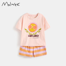 Load image into Gallery viewer, 111074TG-夏季男童圓領休閒套裝
