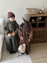 將圖片載入圖庫檢視器 25D02TG-冬季一體絨連帽加厚兩件套
