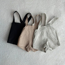 Load image into Gallery viewer, Y5519LS-Summer Korean Simple Woven Cotton Overalls 
