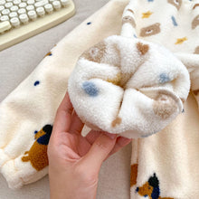 將圖片載入圖庫檢視器 H10630TG-冬季臘腸狗雪粒絨家居二件套
