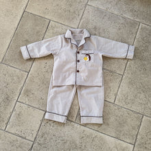 將圖片載入圖庫檢視器 CJ260869TG-春秋季兒童純棉格子家居兩件套
