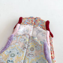 將圖片載入圖庫檢視器 ZDQ5628LS-冬季復古中國風流蘇夾棉背心裙（含配飾) &amp; 針織衣
