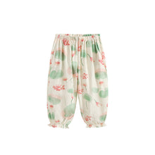 將圖片載入圖庫檢視器 113033PA-夏季女童鬆緊腰防蚊長褲
