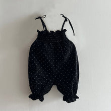 將圖片載入圖庫檢視器 Y5603LS-夏季｜波點蝴蝶結｜背帶連體褲
