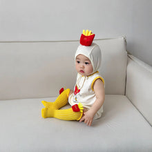 Load image into Gallery viewer, 51403LS-Summer Korean potato style baby clothes + socks + hat 
