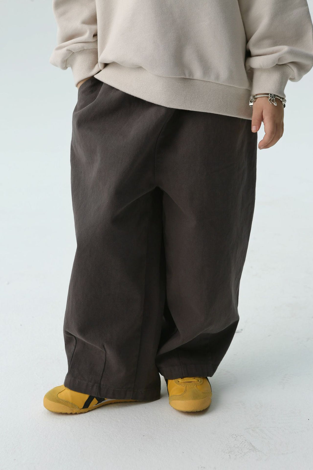 <Taiwan Pavilion> BB2456PA-Autumn solid color all-match wide pants