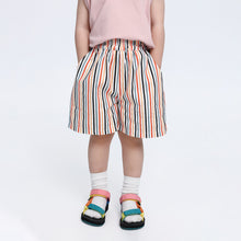 Load image into Gallery viewer, S147PA-夏日彩條休閒短褲
