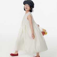 Load image into Gallery viewer, BB2601PCW-夏季｜純色簡約｜無袖長裙
