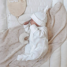 將圖片載入圖庫檢視器 Y95132LS-秋冬包腳連身衣｜華夫格斜襟款
