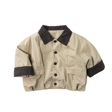 將圖片載入圖庫檢視器 26002SE-春季森系風兒童純棉休閒外套
