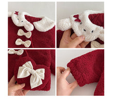 將圖片載入圖庫檢視器 ZDT5240TG冬季娃娃領拜年套裝｜加厚兩件式
