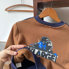 Load image into Gallery viewer, TC1583SE-Autumn and winter boys and girls thickened contrasting Japanese style stitching tops 
