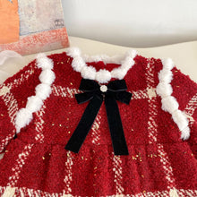 將圖片載入圖庫檢視器 H10676LS-冬季小香風拜年連身衣
