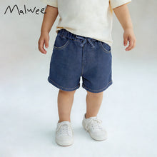 將圖片載入圖庫檢視器 112008PA-夏季女童休閒牛仔短褲
